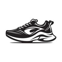 Running shoes Design Images . sport shoes isolated on white vector