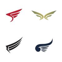 wings logo symbol vector