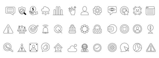 Mobile App Essentials Set Icon Templates for User Interfaces vector