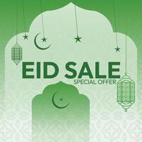 Eid sale special offer design. vector