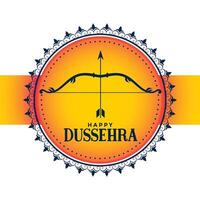 hindú festival de contento dussehra saludo diseño antecedentes vector
