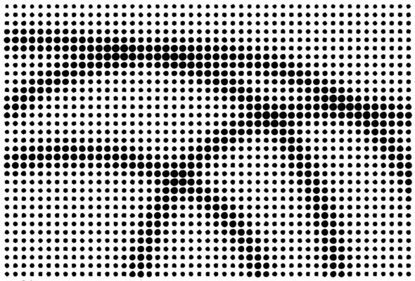 Monochrome halftone background. Black and white backdrop.