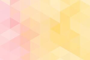 Gradient multicolor pastel background on triangle pattern. Geometric abstract soft tone pixel background. Shabby pixel. vector