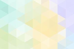 Gradient multicolor pastel background on triangle pattern. Geometric abstract soft tone pixel background. Shabby pixel. vector