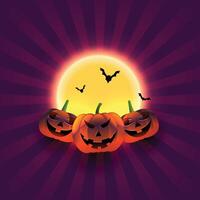 halloween trick or treat festival greeting background vector