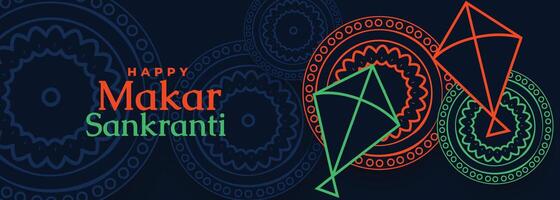 cometa festival makar sankranti étnico indio diseño vector