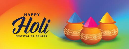 elegant happy holi colorful festival background design vector