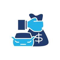 credit vehicle colored icon design good for website and mobile app vector