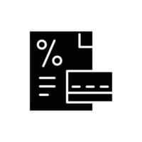 credit card solid icon design good for website and mobile app vector