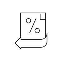 return credit payment thin outline icon design good for website and mobile app vector
