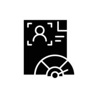 debtor solid icon design good for website and mobile app vector