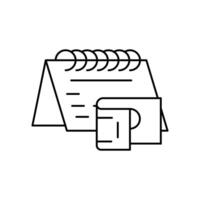 monthly payment thin outline icon design good for website and mobile app vector