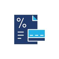credit card colored icon design good for website and mobile app vector