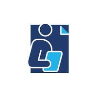 account officer colored icon design good for website and mobile app vector