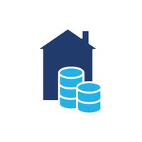 payment of house credit colored icon design good for website and mobile app vector