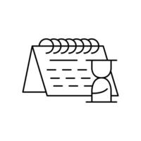 loan term thin outline icon design good for website and mobile app vector