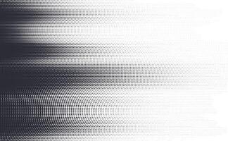 Abstract glitch halftone background with grainy horizontal stripes. Dotted texture and trendy halftone tonal gradation effect. vector