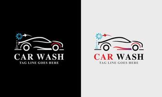 Car wash icon, water drop car sample Symbol, logo design illustration concept idea vector
