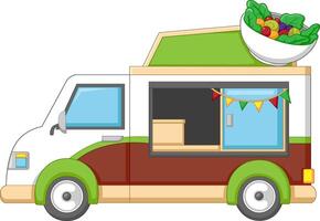 fruit soup food truck vehicle - fruit soup Stall vector