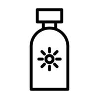 sunblock icon in line style. illustration vector