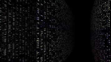 un exhibiendo un computadora pantalla lleno con números, enfatizando datos y tecnología. el trama gira alrededor el complejidad y importancia de numérico información video