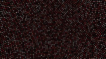 Abstract Motion Graphic Animation of Illumniated Lines and Dots Background video