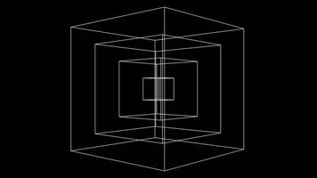 Abstract Motion Graphic Elements Shaping and Forming Backdrop video