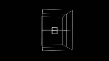 astratto movimento grafico elementi modellare e formatura fondale video