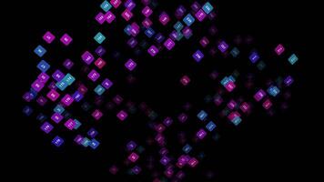 Abstract Motion Graphic Elements Shaping and Forming Backdrop video