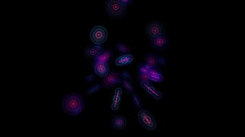 Abstract Motion Graphic Elements Shaping and Forming Backdrop video