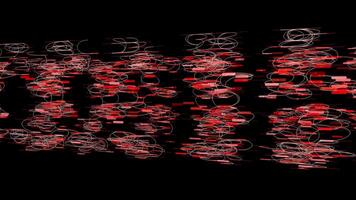 Abstract Motion Graphic Elements Shaping and Forming Backdrop video