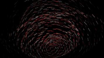 Abstract Motion Graphic Animation of Illumniated Lines and Dots Background video