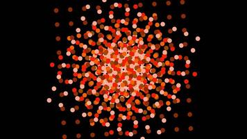 Abstract Motion Graphic Elements Shaping and Forming Backdrop video