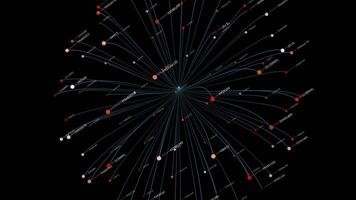 beleuchtet glühend Grafik Element gestalten Partikel Hintergrund video