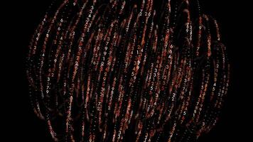 Abstract Motion Graphic Elements Shaping and Forming Backdrop video