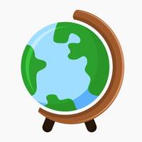 globe icon on white background vector