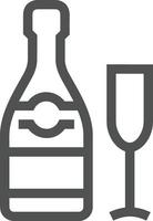 Bottle drink icon symbol image. Illustration of the drink water bottle glass design image vector