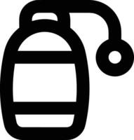 Bottle drink icon symbol image. Illustration of the drink water bottle glass design image vector