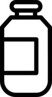 Bottle drink icon symbol image. Illustration of the drink water bottle glass design image vector