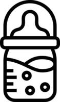 Bottle drink icon symbol image. Illustration of the drink water bottle glass design image vector