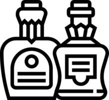 Bottle drink icon symbol image. Illustration of the drink water bottle glass design image vector