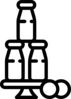 Bottle drink icon symbol image. Illustration of the drink water bottle glass design image vector