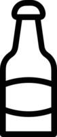 Bottle drink icon symbol image. Illustration of the drink water bottle glass design image vector