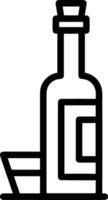 Bottle drink icon symbol image. Illustration of the drink water bottle glass design image vector