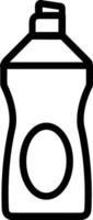 Bottle drink icon symbol image. Illustration of the drink water bottle glass design image vector