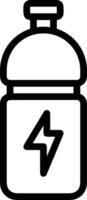 Bottle drink icon symbol image. Illustration of the drink water bottle glass design image vector