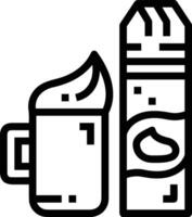 Bottle drink icon symbol image. Illustration of the drink water bottle glass design image vector