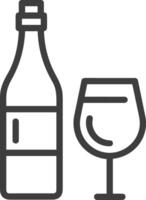 Bottle drink icon symbol image. Illustration of the drink water bottle glass design image vector