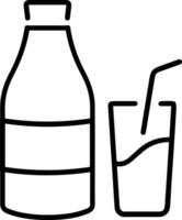 Bottle drink icon symbol image. Illustration of the drink water bottle glass design image vector