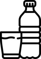 Bottle drink icon symbol image. Illustration of the drink water bottle glass design image vector